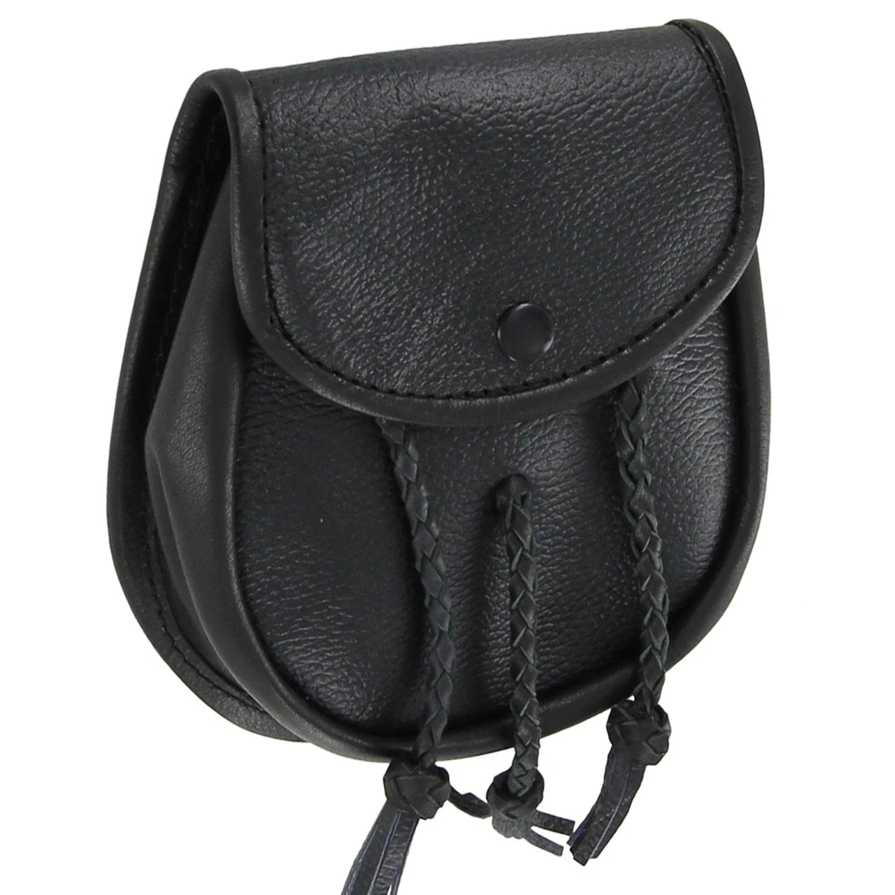 Scottish Gaelic Leather Day Sporran Pouch 2 Scottish Gaelic Leather Day Sporran Pouch - Image 2