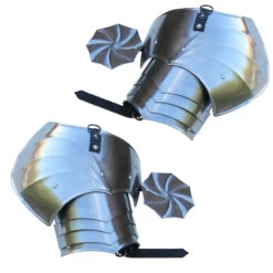 Pauldrons Asymmetrical With Rondell Armor Set -Knife & Sword pauldrons asymmetrical with rondell armor set 3 76480.1564504689