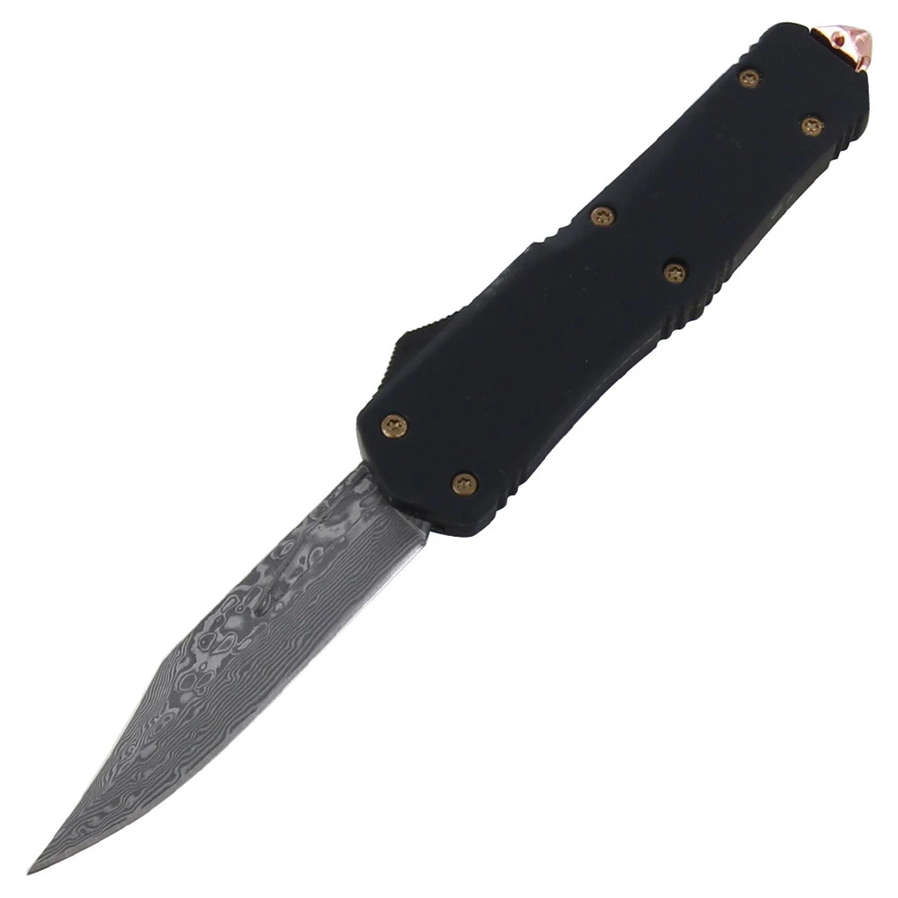 Rose Killer III Dual Action OTF Automatic Damascus Clip Point Knife 2 Rose Killer III Dual Action OTF Automatic Damascus Clip Point Knife - Image 2