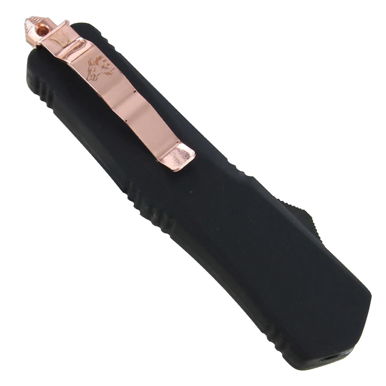 Rose Killer III Dual Action OTF Automatic Damascus Clip Point Knife 3 Rose Killer III Dual Action OTF Automatic Damascus Clip Point Knife - Image 3